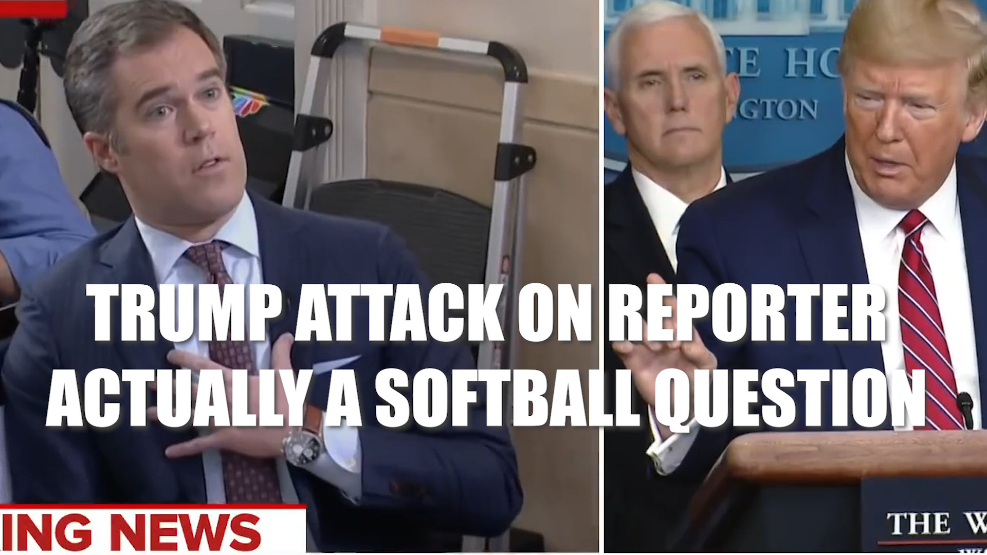 Video - President Trump Didn’t Recognize a Classic Reporter Softball Question